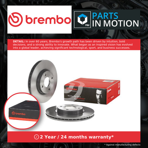 Brake discs pair vented - 2x,
