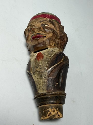 Vintage hand carved wooden - hand,