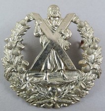 Military Badge The Queen's Own Cameron Highlanders No Scroll British Army