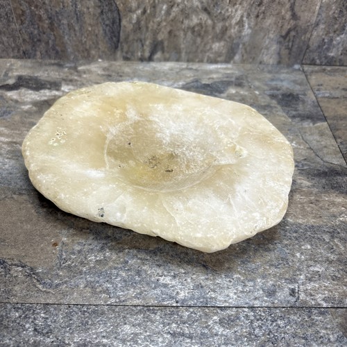 Vintage onyx stone ashtray - stone,