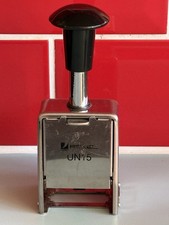 Vintage Rexel Automatic Numbering Machine Stamp UN15 Prop