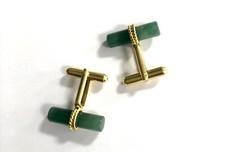 Vintage  Jade cufflinks