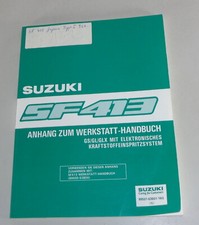 Workshop Manual Suzuki Swift EA SF 413 GS GL GLX Supplement Update 11/1989
