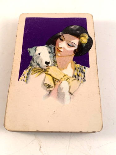 Playing cards vintage art deco - vintage,
