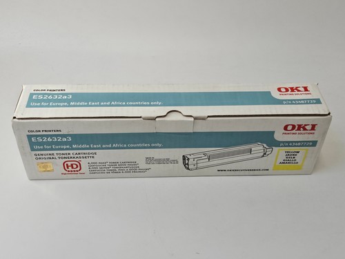 Oki 43487729 genuine yellow - 43487729,