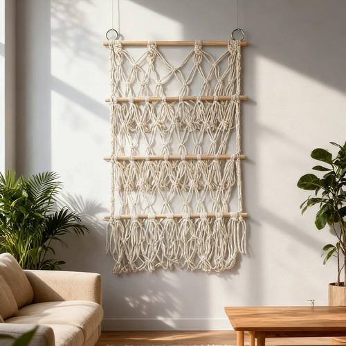 Tier cotton rope storage - cotton,