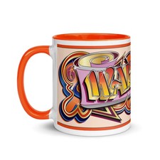 WALTZER Car Artwork Mug ORANGE
