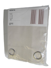 Pair Ikea Merete Beige Eyelet