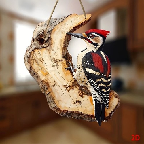 Vintage wooden bird wall - vintage, sign