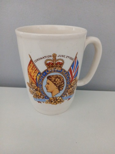 Coronation mug 1953 - mug, hm