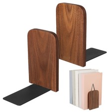  2 Pcs Book Ends for Shelves Bookshelf Accessories Home Decor Decorative
