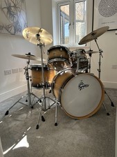 Gretsch Catalina Ash Series ~ Walnut Natural   & zildjian custum dark Cymbals