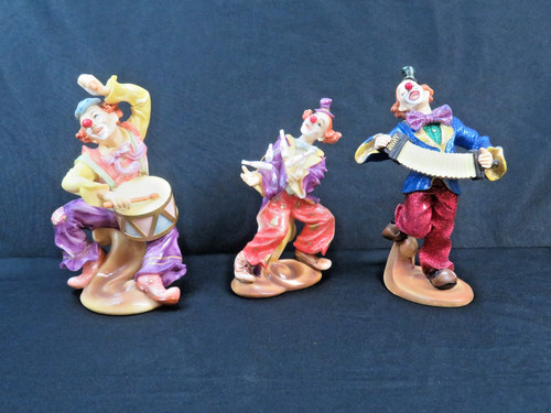 Clown figurines set music - set,