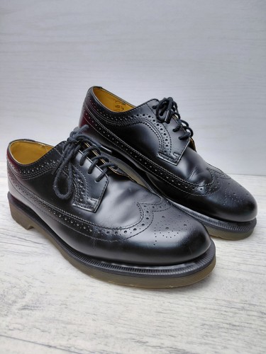 Martens black brogues shoes - black,