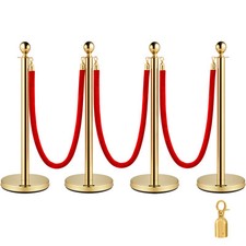 4PCS Gold Stanchion Posts