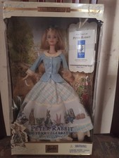 VINTAGE MATTEL 2001 BARBIE Peter Rabbit 100 year celebration Doll & Book