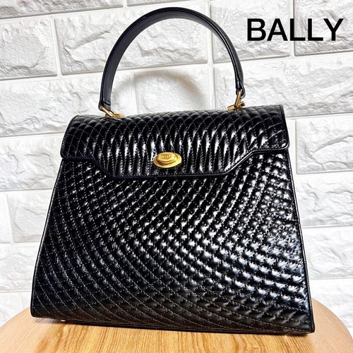 Bally black quilted leather - quilted,