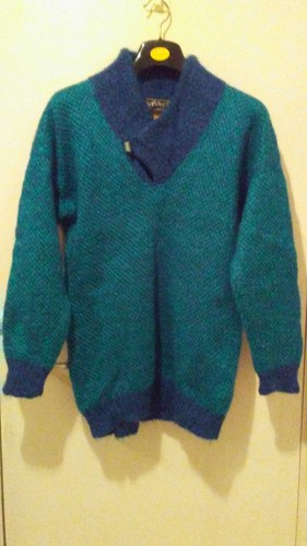 Mohair jumper teal - mohair, l.