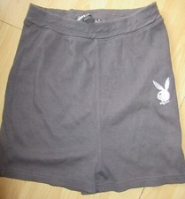 LADIES MISSGUIDED PLAYBOY RIBBED SHORTS size 10