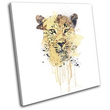 Leopard Big Cat Paint Abstract