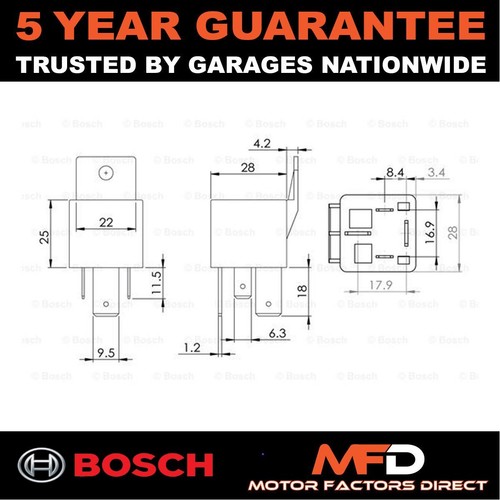 Micro relay bosch fits - micro,