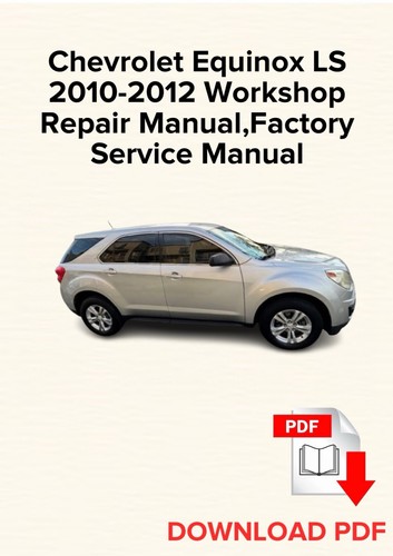 Chevrolet equinox ls2010 2012 - equinox, ls2010-2012