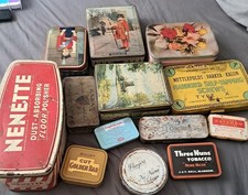 Large Vintage Tin Job Lot