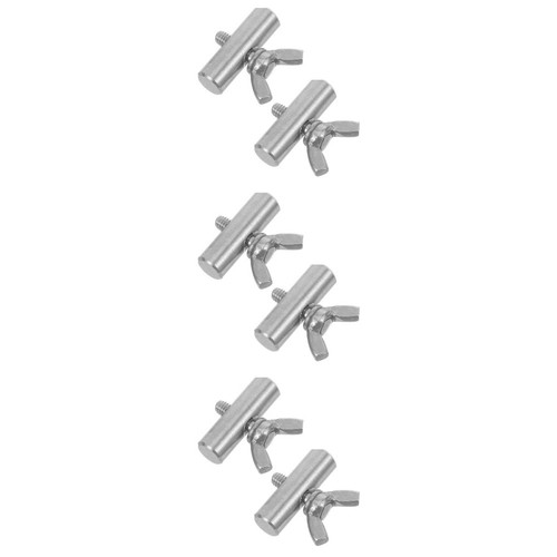 6pcs silver stainless steel - 6pcs,