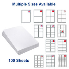 A4 Address Labels 100 Sheets
