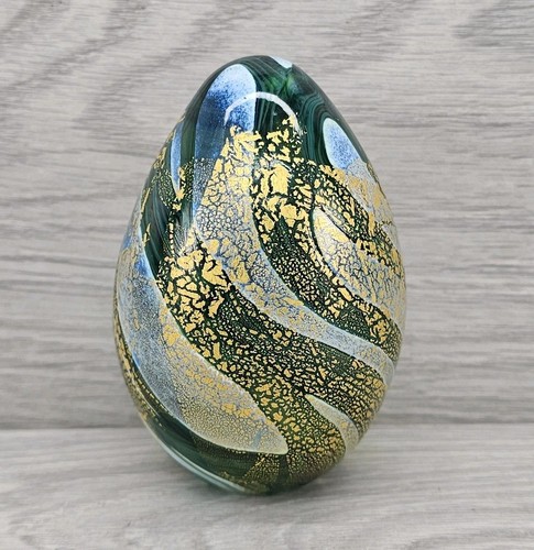 Isle wight art glass egg - isle,