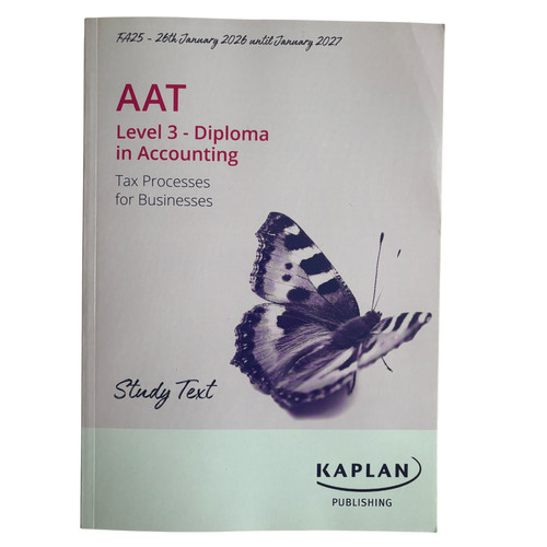 Kaplan aat level tax - aat, 3