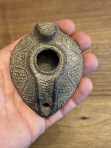 Antique roman oil lamp - antique,