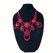 H&M Red Metal Chandelier