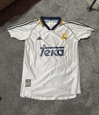 Real Madrid 1998/2000 Home Shirt - Raul #7 - Size Medium