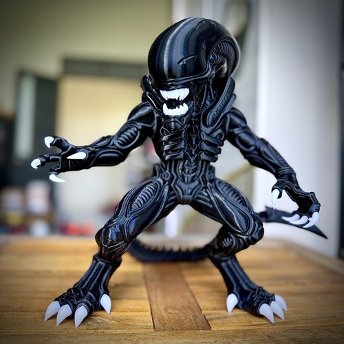 Alien xenomorph figure - xenomorph, 3d
