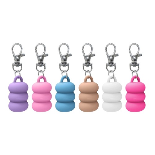 Fun round themed keychain - themed,