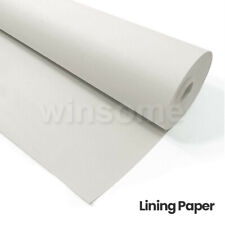 Lining Paper for Walls Plain White Thick 800,1000,1200,1400,1700,2000,2500 Grade