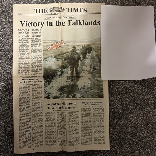 The times falklands victory - the,