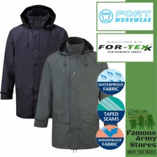 Waterproof Windproof Silent Flexible Fortex Foul Weather Jacket Rubberized Coat