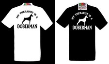 Doberman Dog T Shirt Therapist
