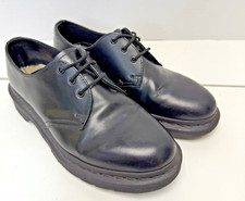 Dr. Martens 1461 Mono Jet Black Oxford Shoes UK 6 – Leather Lace Up Docs DM