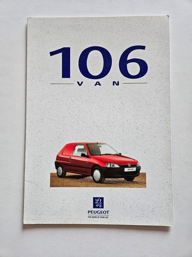 Peugeot 106 van sales - van, brochure