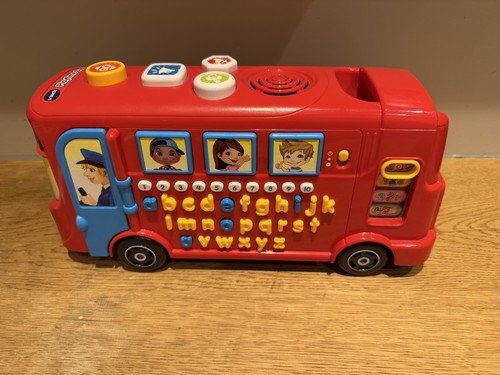 Vtech playtime red bus - red, with