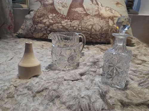 Vintage vinegar bottle milk - vinegar,