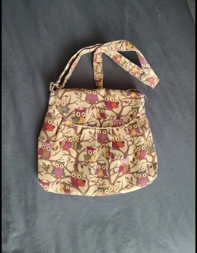 Cute owl print - cute, satchel