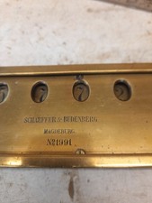 Vintage brass milling lathe machine DRO model engineering mechanical counter