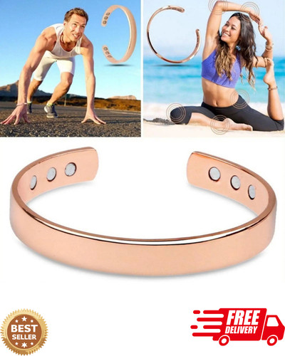 Pure copper bracelet magnetic - pure,