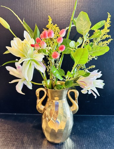 Vintage solid brass double - vintage,
