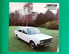1976-77 FIAT 131 MIRAFIORI 1300 SALOON Sales Brochure UK Market