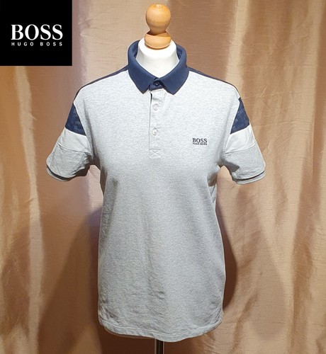 Hugo boss boys gray polo - polo, shirt